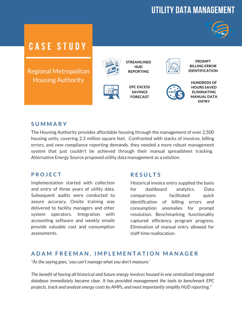 Utility Invoice Management Case Study