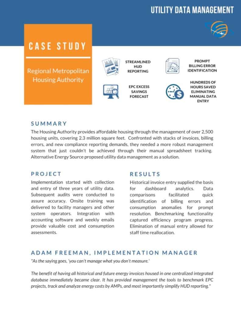 Utility Invoice Management Case Study